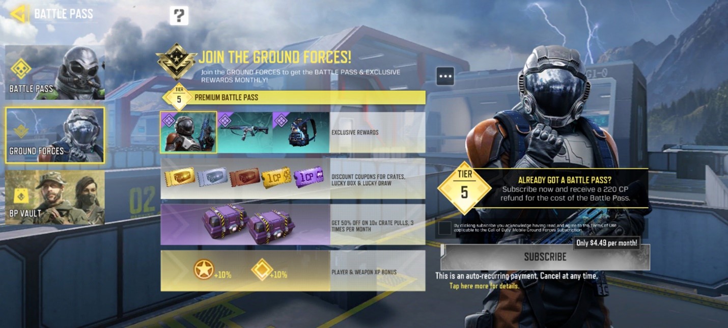 تفاوت بتل پس و گرند فورس