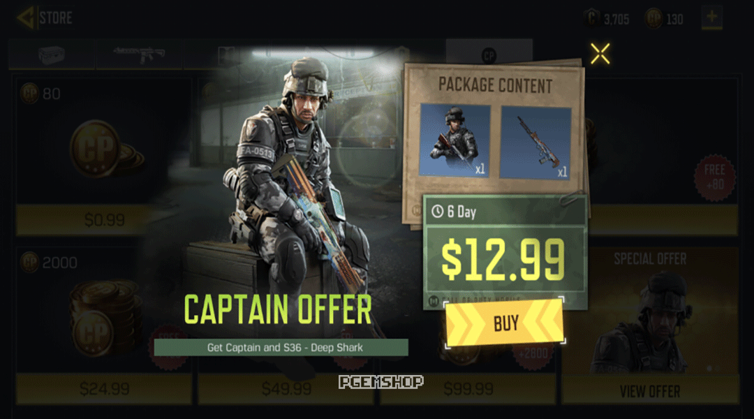 خرید آفر ویژه کالاف دیوتی موبایل