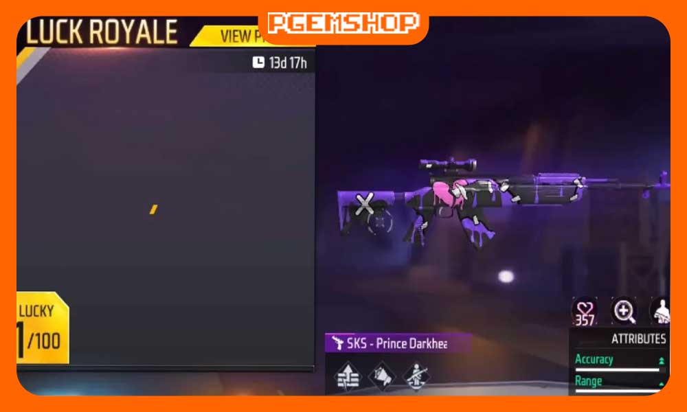 پوسته-جدید-اسلحه-SKS-–-Prince-Darkheart-فری-فایر