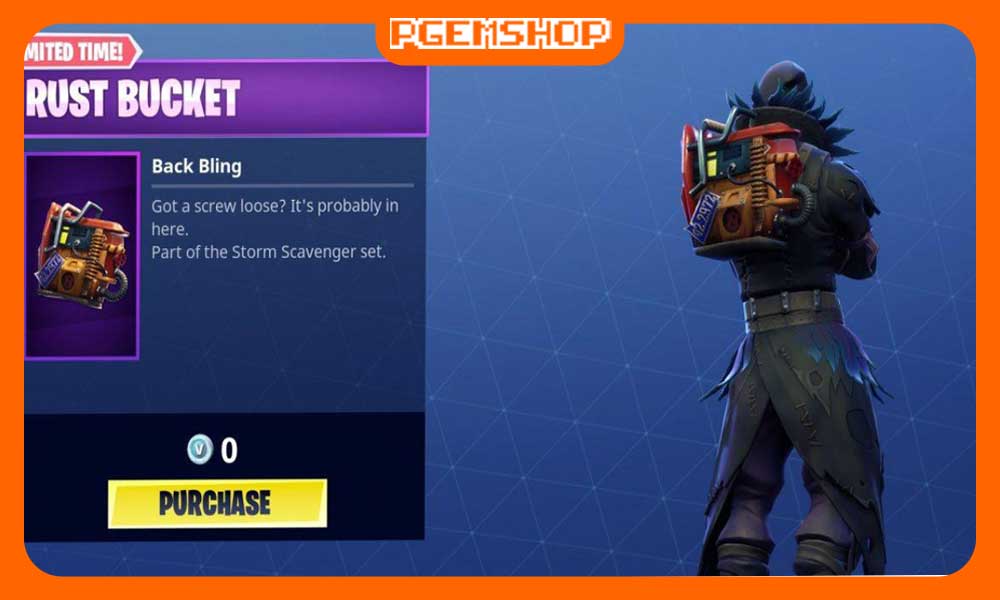 وضعیت-بازگشت-آیتم-نایاب-Rust-Bucket-Back-Bling-در-فورتنایت