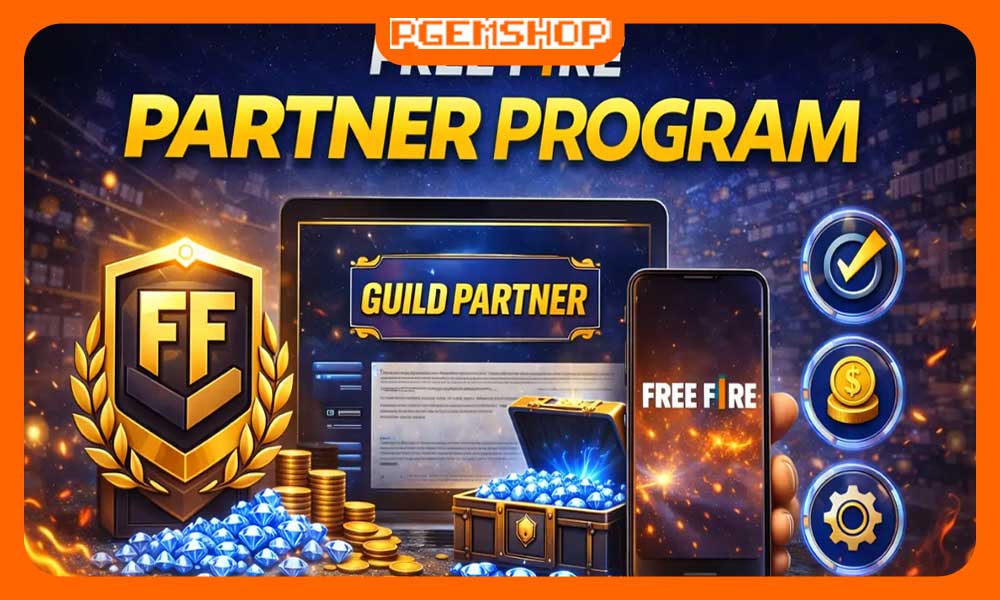 برنامه همکاری در دریافت جم فری فایر