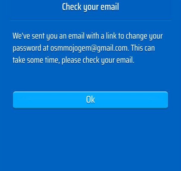 پیام موفقیتآمیز بودن ارسال ایمیل